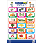 WALL CHART - VEGETABLES - MARLIN